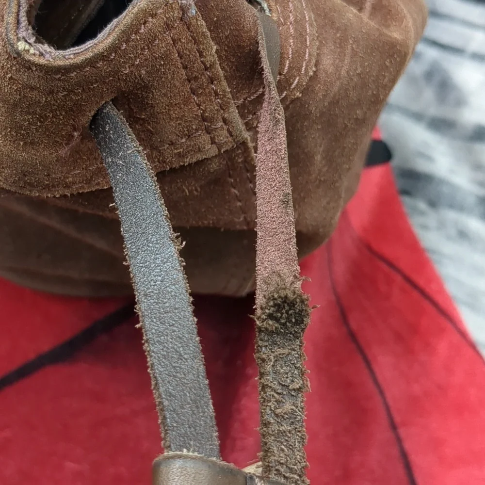 Lucky Brand suede hobo